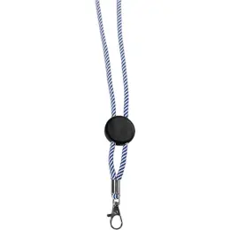 Circle Rope Neck Lanyard Blue